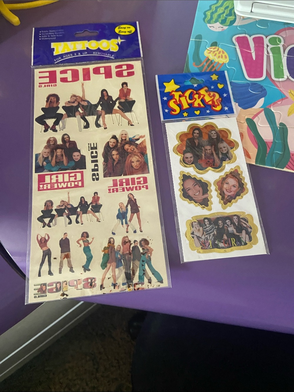 Girl Power Temporary Tattoos - Multicolor Party Pack